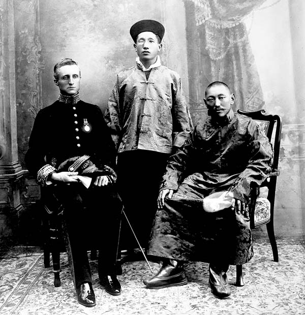 Charles Bell, Political Officer in Sikkim, and the 13th Dalai Lama, 1910